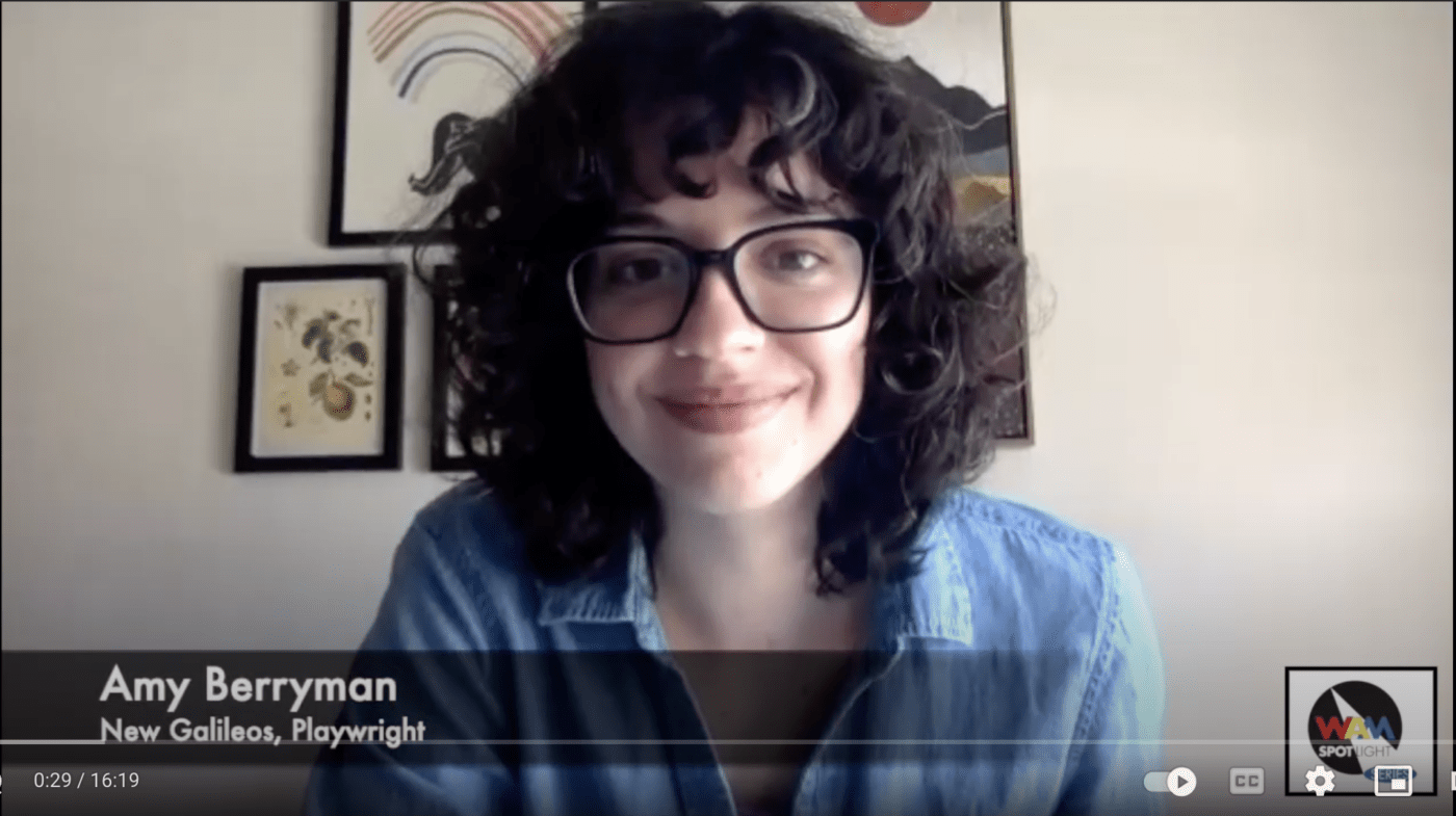 Spotlight Series Interview with NEW GALILEOS Playwright Amy Berryman
